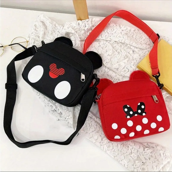 Other - Canvas Coin Purse Trendy with Zipper, Adjustable Strap
